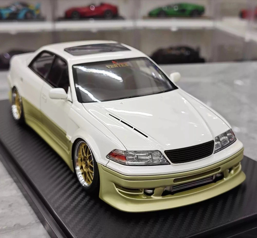 [Ignition] 1:18 Toyota 1996 Mark II JZX100 VERTEX Gold Model Car Resin