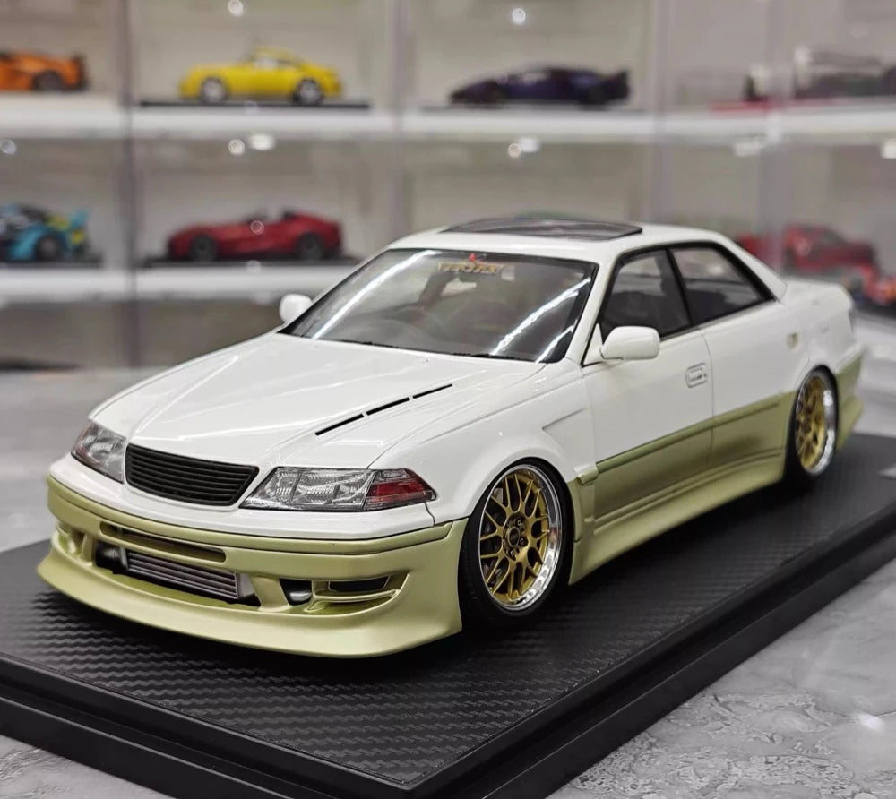 [Ignition] 1:18 Toyota 1996 Mark II JZX100 VERTEX Gold Model Car Resin