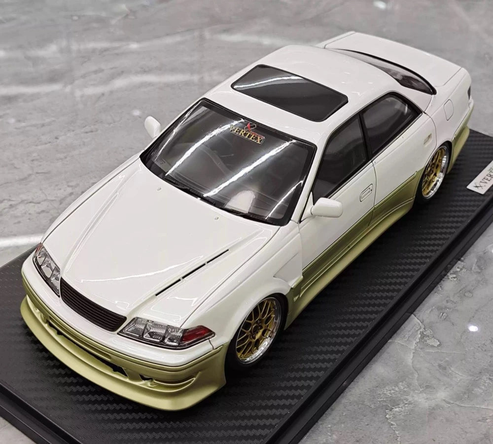 [Ignition] 1:18 Toyota 1996 Mark II JZX100 VERTEX ゴールド モデルカー レジン