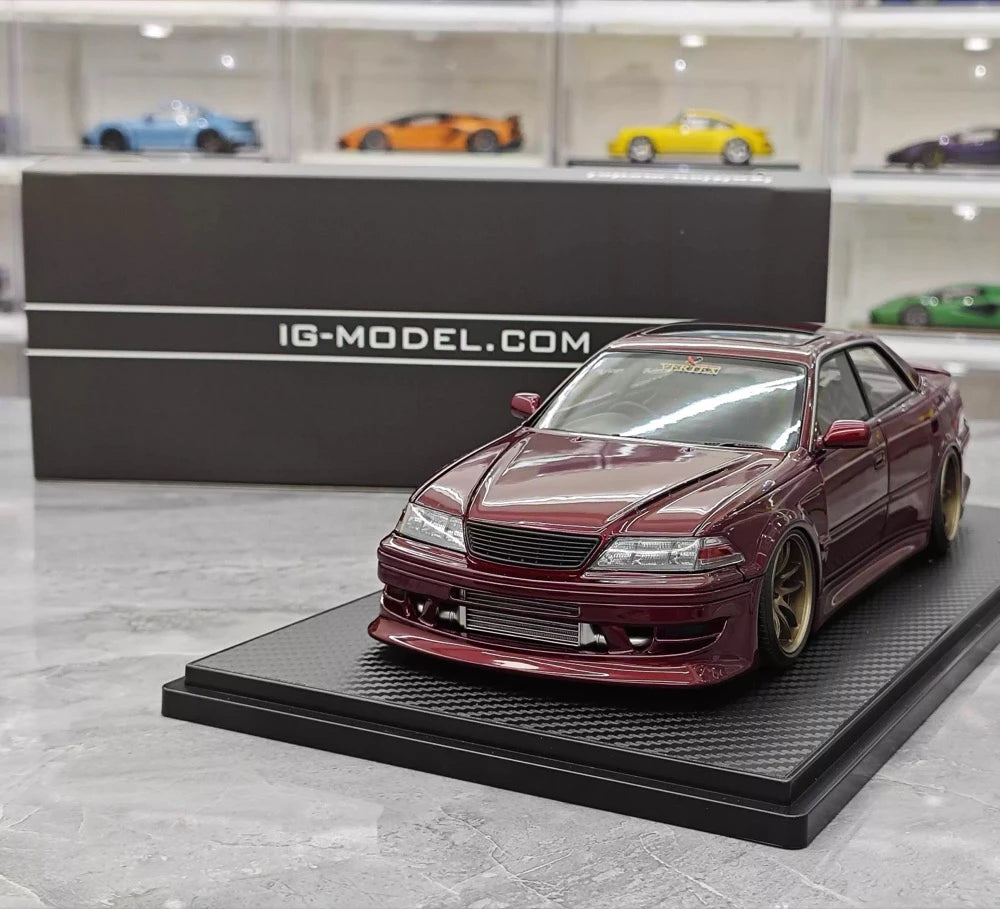 [Ignition] 1:18 Toyota 1996 Mark II JZX100 VERTEX Red Model Car Resin