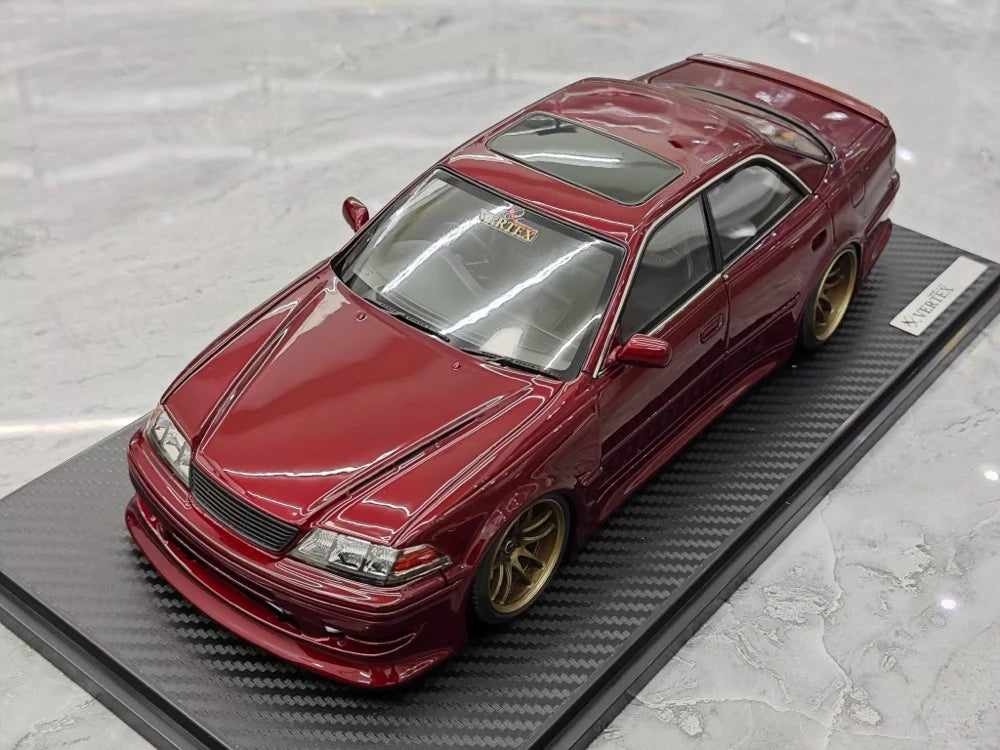 [Ignition] 1:18 Toyota 1996 Mark II JZX100 VERTEX Red Model Car Resin