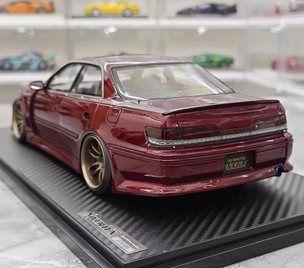 [Ignition] 1:18 Toyota 1996 Mark II JZX100 VERTEX Red Model Car Resin
