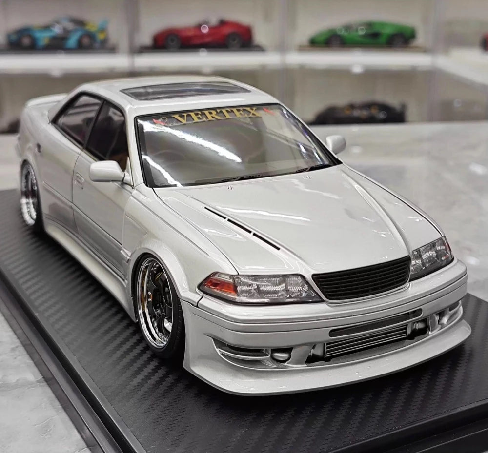 [Ignition] 1:18 Toyota 1996 Mark II JZX100 VERTEX Silver Model Car Resin