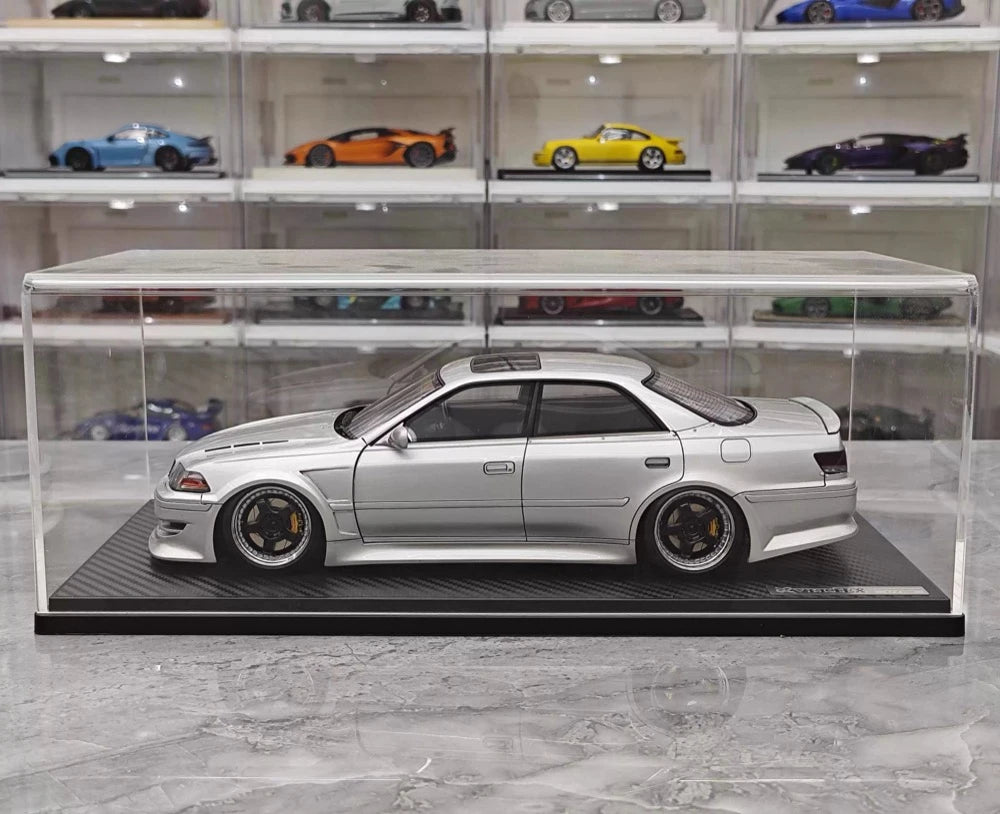 [Ignition] 1:18 Toyota 1996 Mark II JZX100 VERTEX argento modellino di auto resina
