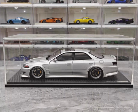 [Ignition] 1:18 Toyota 1996 Mark II JZX100 VERTEX zilver modelauto Hars