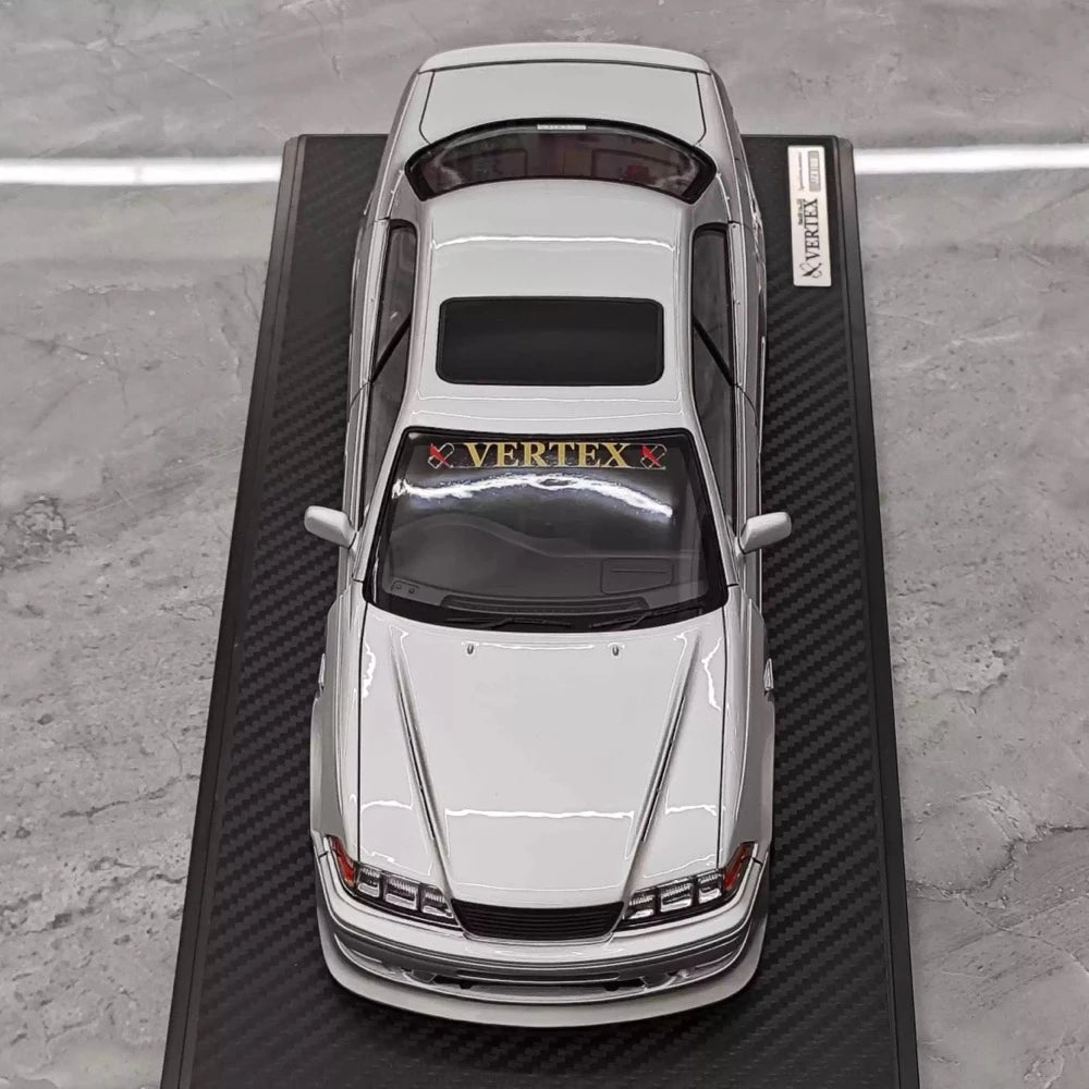 [Ignition] 1:18 Toyota 1996 Mark II JZX100 VERTEX argento modellino di auto resina
