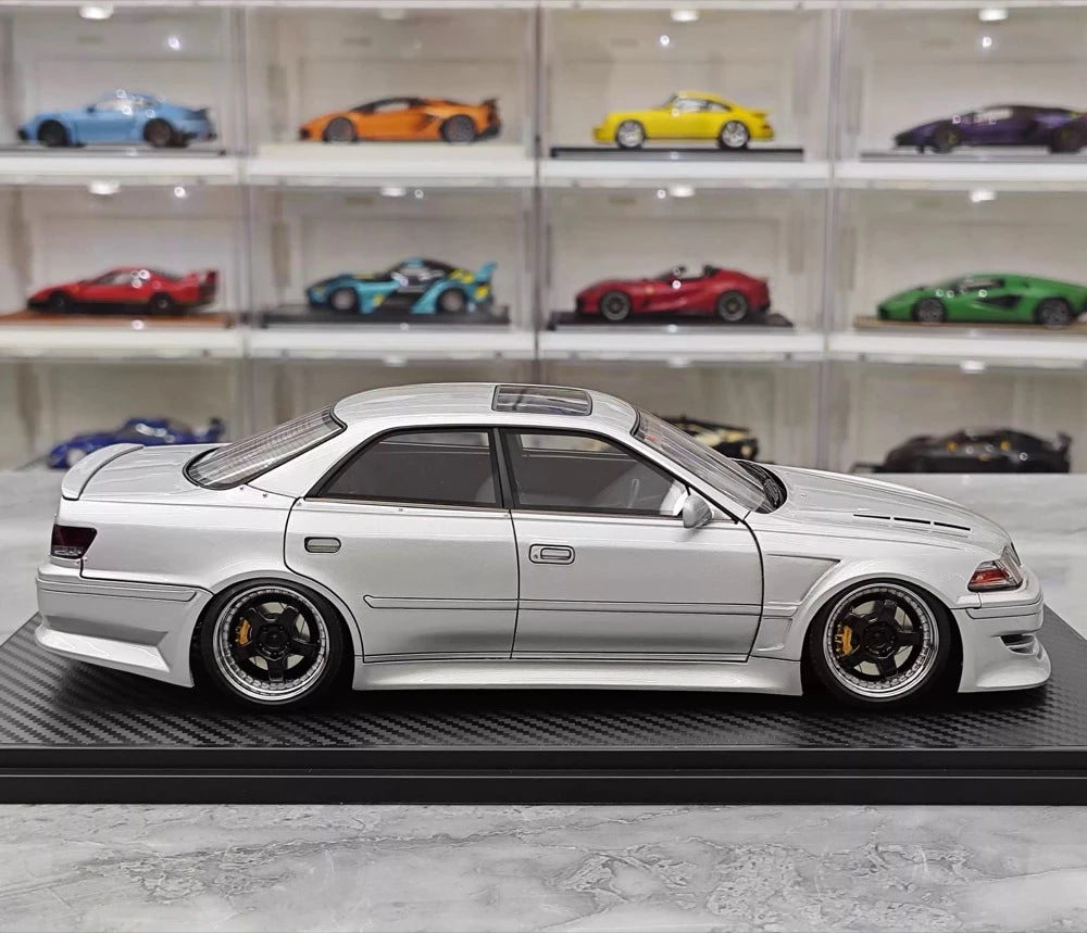 [Ignition] 1:18 Toyota 1996 Mark II JZX100 VERTEX Silver Model Car Resin