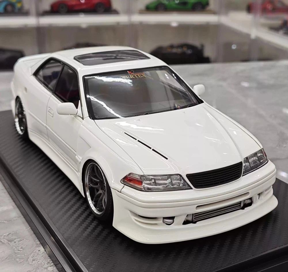 [Ignition] 1:18 Toyota 1996 Mark II JZX100 VERTEX blanc voiture miniature Resin