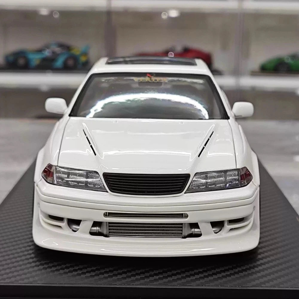[Ignition] 1:18 Toyota 1996 Mark II JZX100 VERTEX blanc voiture miniature Resin