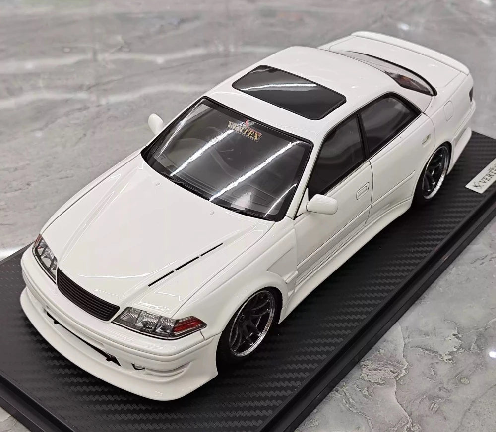 [Ignition] 1:18 Toyota 1996 Mark II JZX100 VERTEX blanc voiture miniature Resin