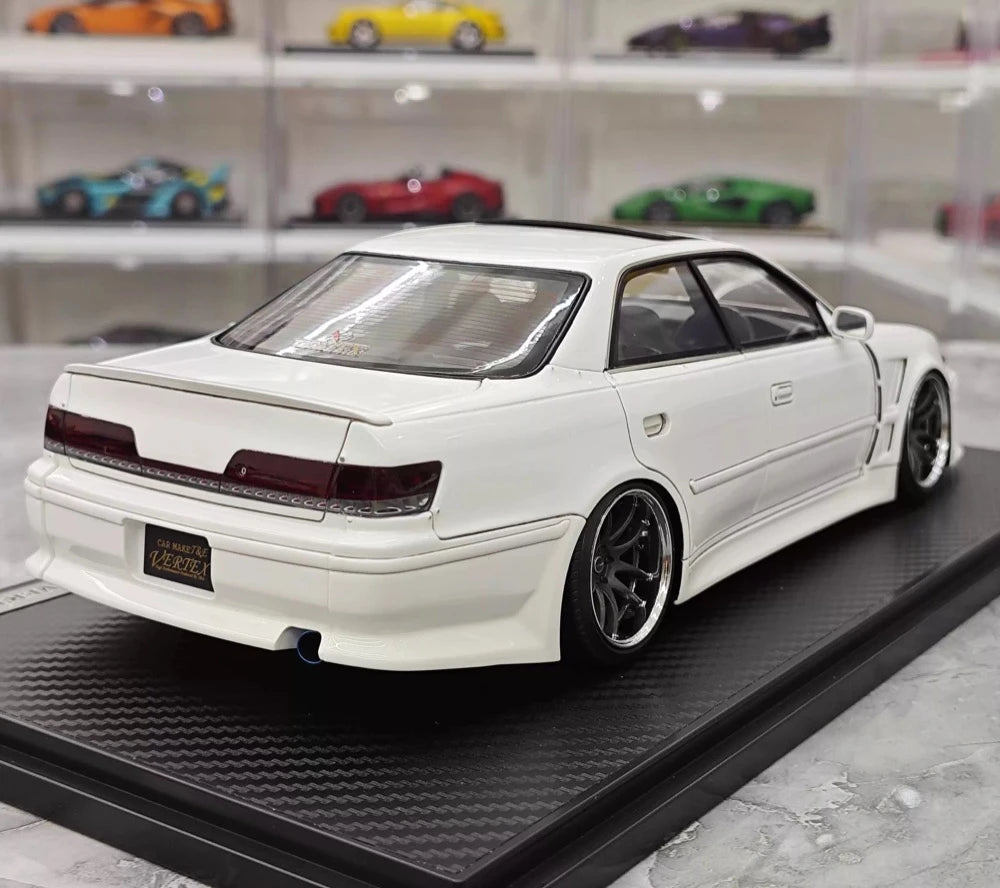 [Ignition] 1:18 Toyota 1996 Mark II JZX100 VERTEX valkoinen pienoismalli Hartsi