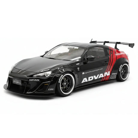 [Ignition] 1:18 Toyota 2012 86 Subaru BRZ LBWK svart modellbil resin