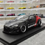 [Ignition] 1:18 Toyota 2012 86 Subaru BRZ LBWK Black Model Car Resin