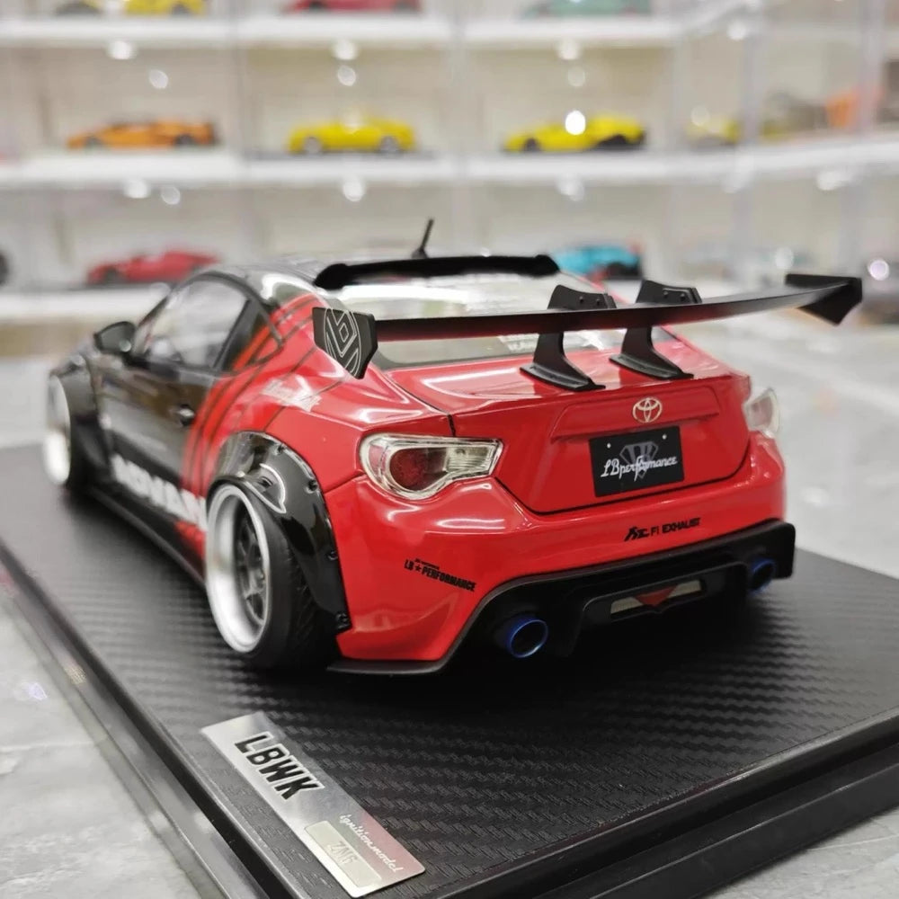 [Ignition] 1:18 Toyota 2012 86 Subaru BRZ LBWK Black Model Car Resin