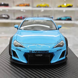 [Ignition] 1:18 Toyota 2012 86 Subaru BRZ LBWK blauw modelauto Hars