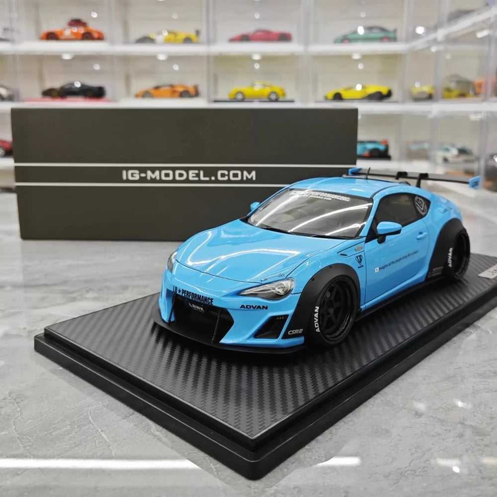 [Ignition] 1:18 Toyota 2012 86 Subaru BRZ LBWK Blue Model Car Resin