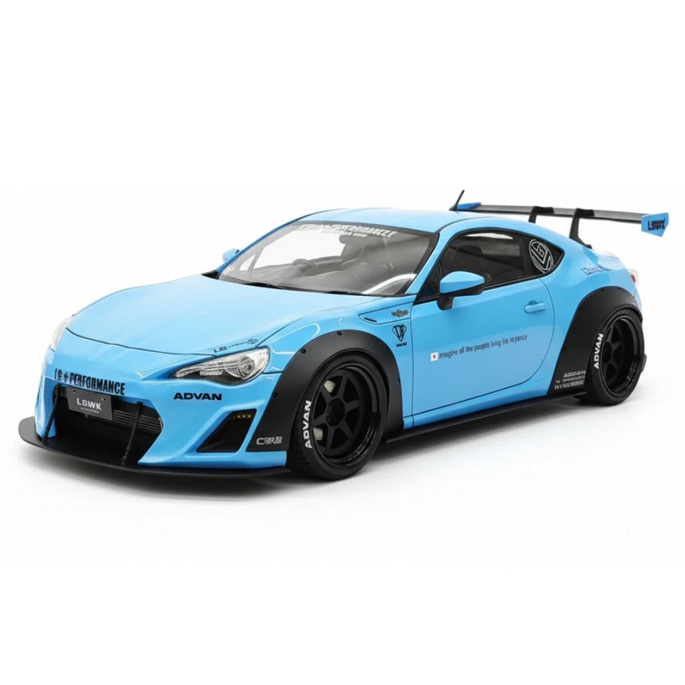 [Ignition] 1:18 Toyota 2012 86 Subaru BRZ LBWK Blue Model Car Resin