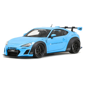 Ignition Toyota 2012 86 Subaru BRZ LBWK Blue 1:18 – Résine modèle en résine de collection
