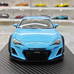 [Ignition] 1:18 Toyota 2012 86 Subaru BRZ LBWK Blue Model Car Resin