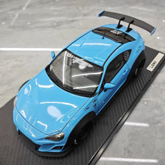 [Ignition] 1:18 Toyota 2012 86 Subaru BRZ LBWK Blue Model Car Resin