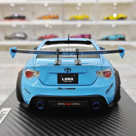 [Ignition] 1:18 Toyota 2012 86 Subaru BRZ LBWK Blue Model Car Resin