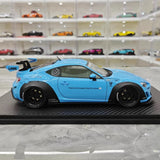 [Ignition] 1:18 Toyota 2012 86 Subaru BRZ LBWK blauw modelauto Hars