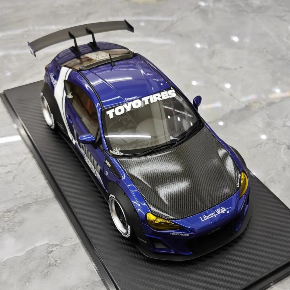 [Ignition] 1:18 Toyota 2012 86 Subaru BRZ LBWK Deep blu modellino di auto resina