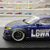 [Ignition] 1:18 Toyota 2012 86 Subaru BRZ LBWK Deep ブルー モデルカー レジン