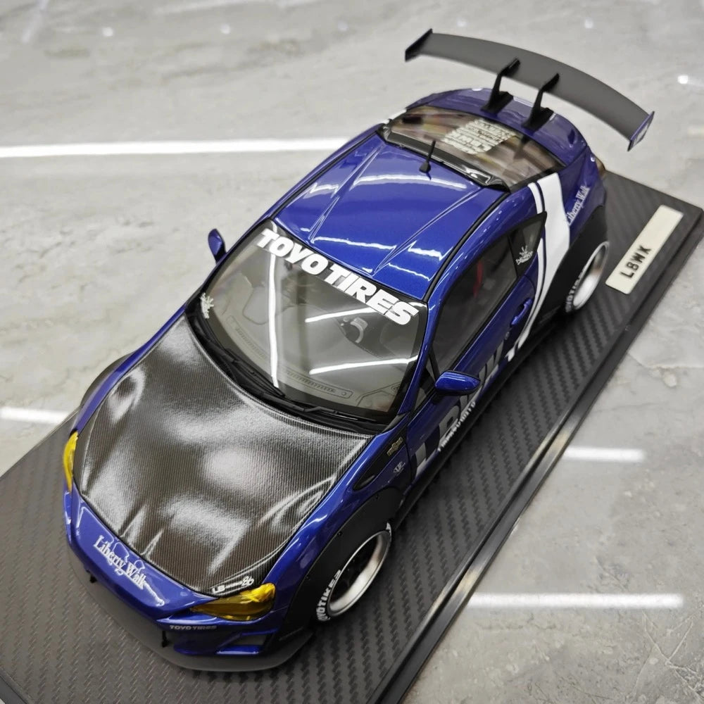 [Ignition] 1:18 Toyota 2012 86 Subaru BRZ LBWK Deep ブルー モデルカー レジン