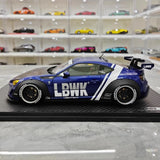 [Ignition] 1:18 Toyota 2012 86 Subaru BRZ LBWK Deep ブルー モデルカー レジン