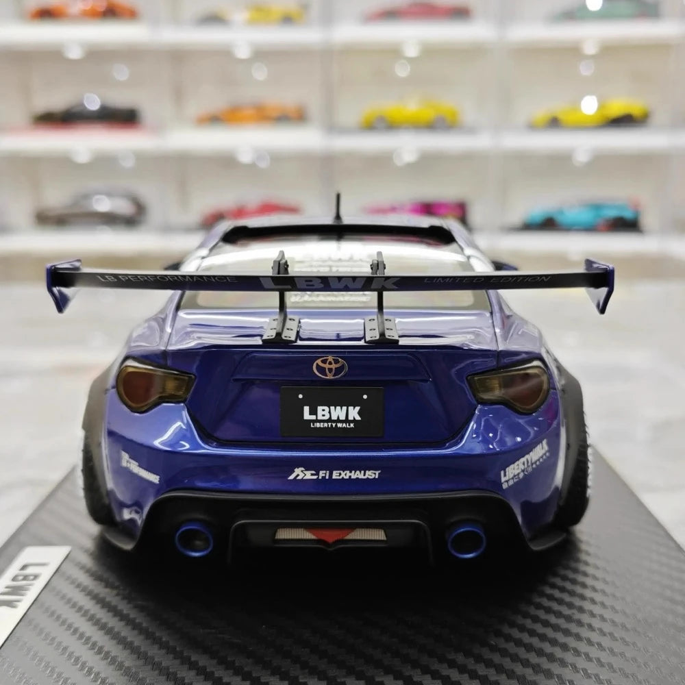 [Ignition] 1:18 Toyota 2012 86 Subaru BRZ LBWK Deep blu modellino di auto resina