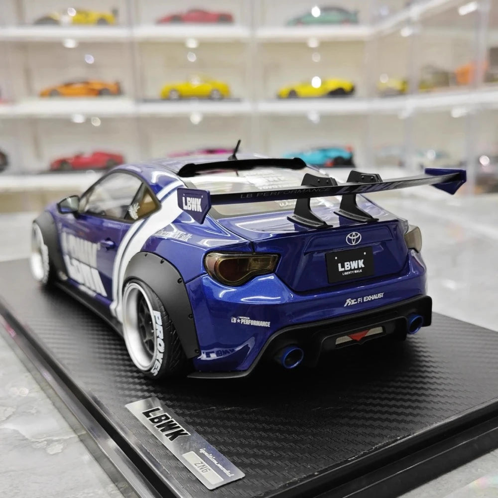 [Ignition] 1:18 Toyota 2012 86 Subaru BRZ LBWK Deep ブルー モデルカー レジン