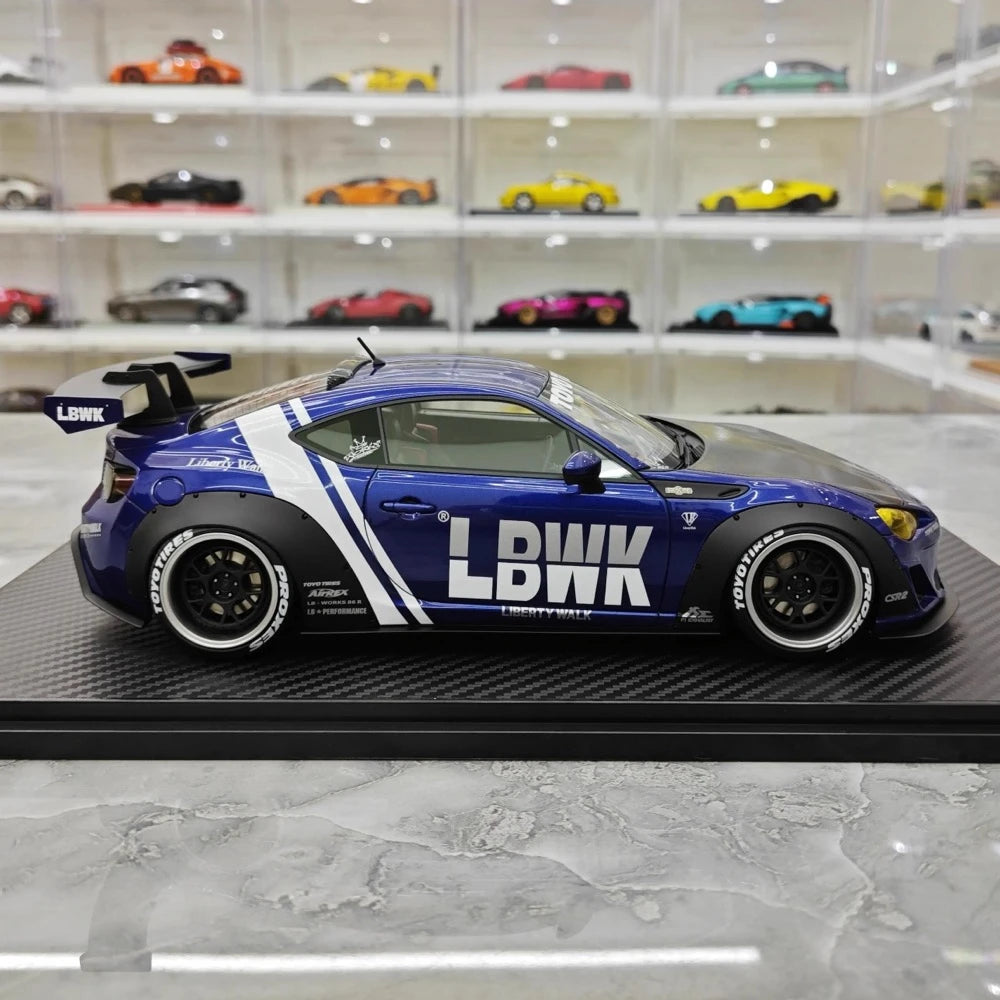 [Ignition] 1:18 Toyota 2012 86 Subaru BRZ LBWK Deep ブルー モデルカー レジン