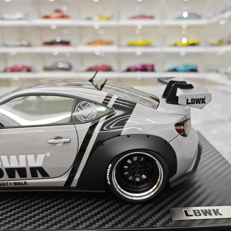 [Ignition] 1:18 Toyota 2012 86 Subaru BRZ LBWK Gray Model Car Resin