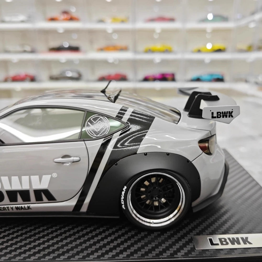 [Ignition] 1:18 Toyota 2012 86 Subaru BRZ LBWK Gray Model Car Resin