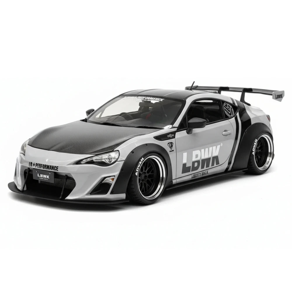 [Ignition] 1:18 Toyota 2012 86 Subaru BRZ LBWK Gray Model Car Resin