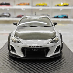 [Ignition] 1:18 Toyota 2012 86 Subaru BRZ LBWK Gray Model Car Resin