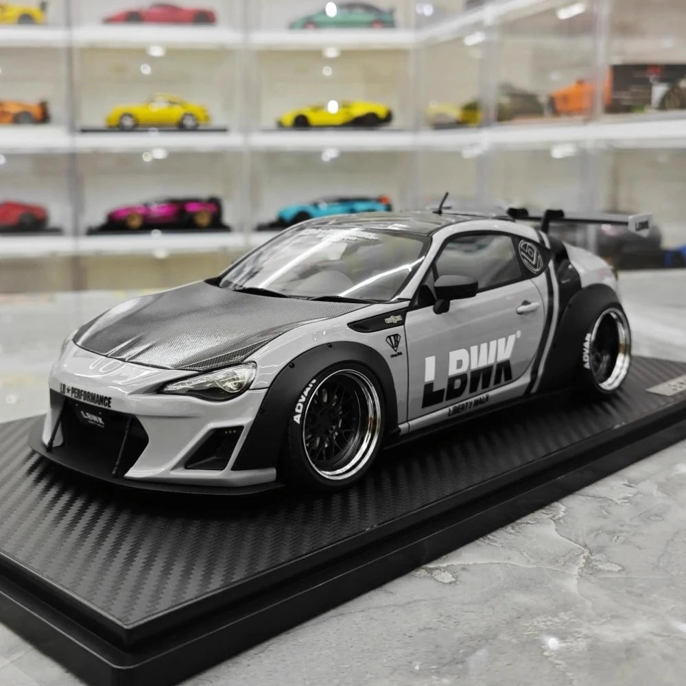 [Ignition] 1:18 Toyota 2012 86 Subaru BRZ LBWK Gray Model Car Resin