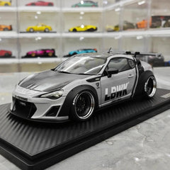 [Ignition] 1:18 Toyota 2012 86 Subaru BRZ LBWK Gray Model Car Resin