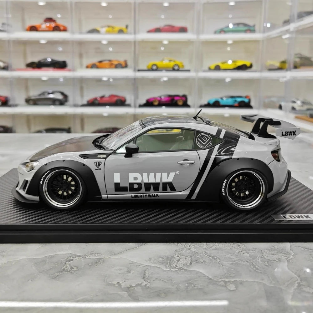 [Ignition] 1:18 Toyota 2012 86 Subaru BRZ LBWK Gray Model Car Resin