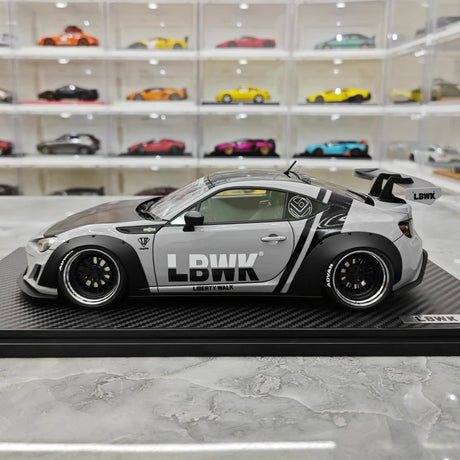 [Ignition] 1:18 Toyota 2012 86 Subaru BRZ LBWK Gray Model Car Resin
