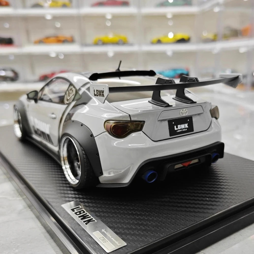 [Ignition] 1:18 Toyota 2012 86 Subaru BRZ LBWK Gray Model Car Resin