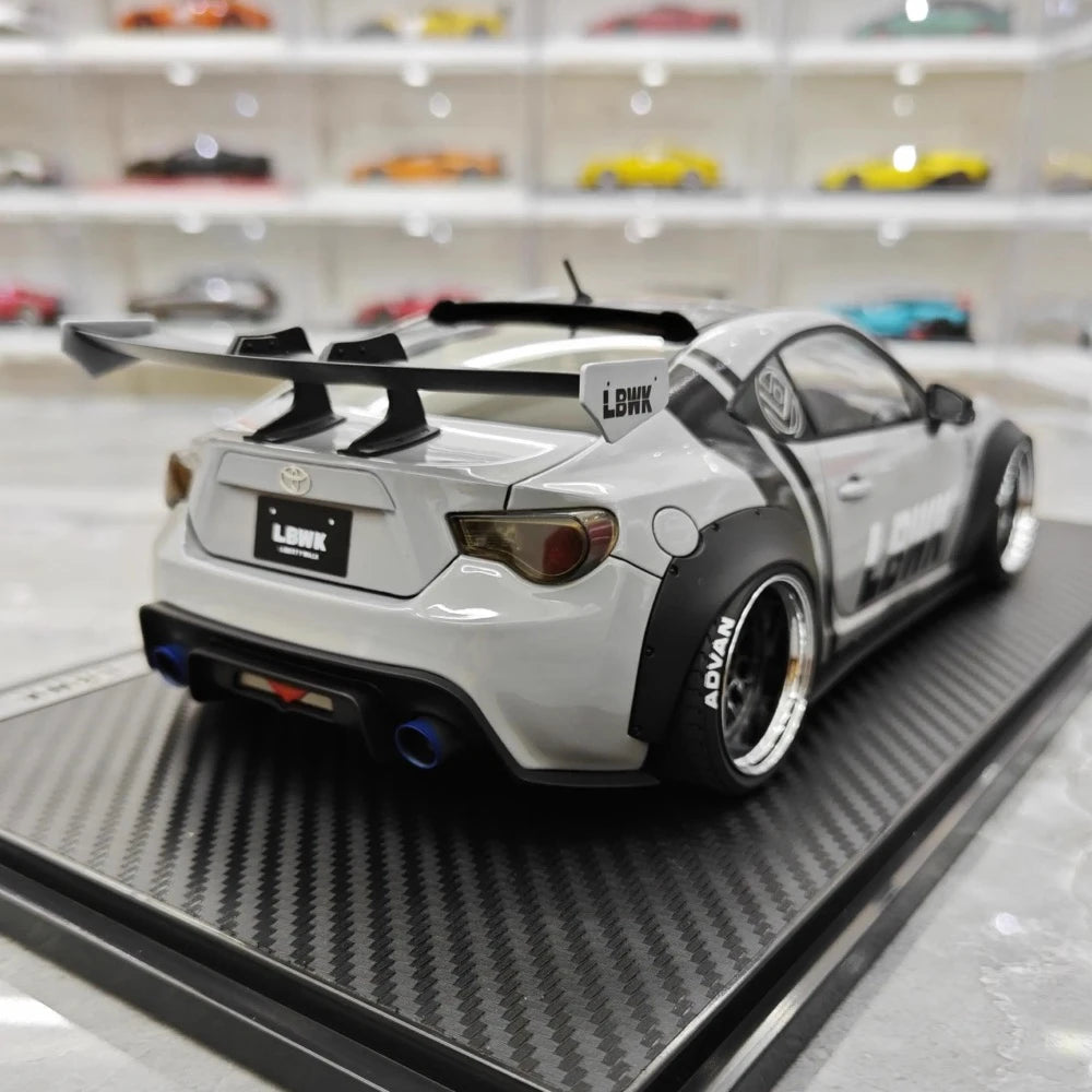 [Ignition] 1:18 Toyota 2012 86 Subaru BRZ LBWK Gray Model Car Resin