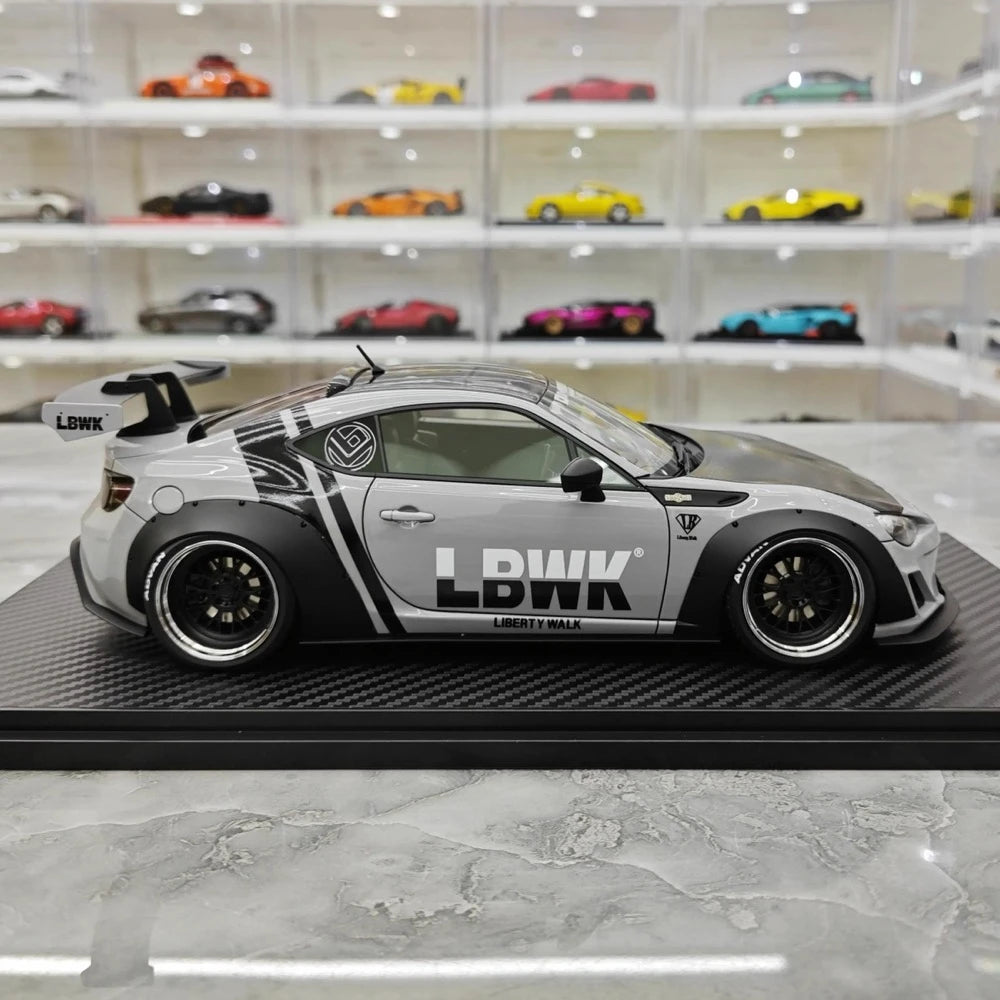 [Ignition] 1:18 Toyota 2012 86 Subaru BRZ LBWK Gray Model Car Resin