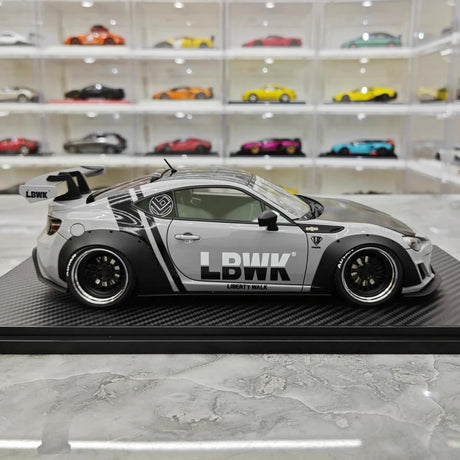 [Ignition] 1:18 Toyota 2012 86 Subaru BRZ LBWK Gray Model Car Resin