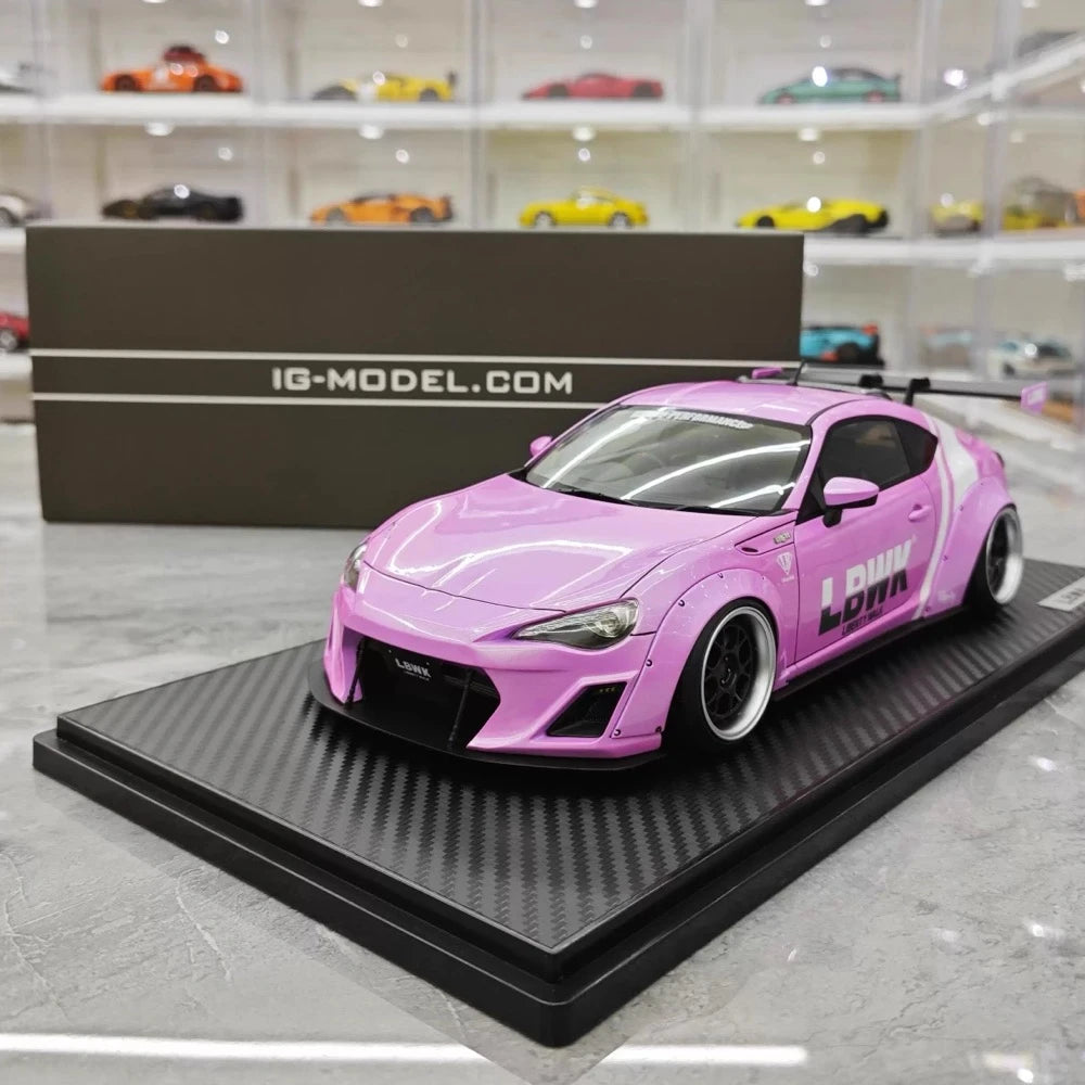 [Ignition] 1:18 Toyota 2012 86 Subaru BRZ LBWK Pink Model Car Resin