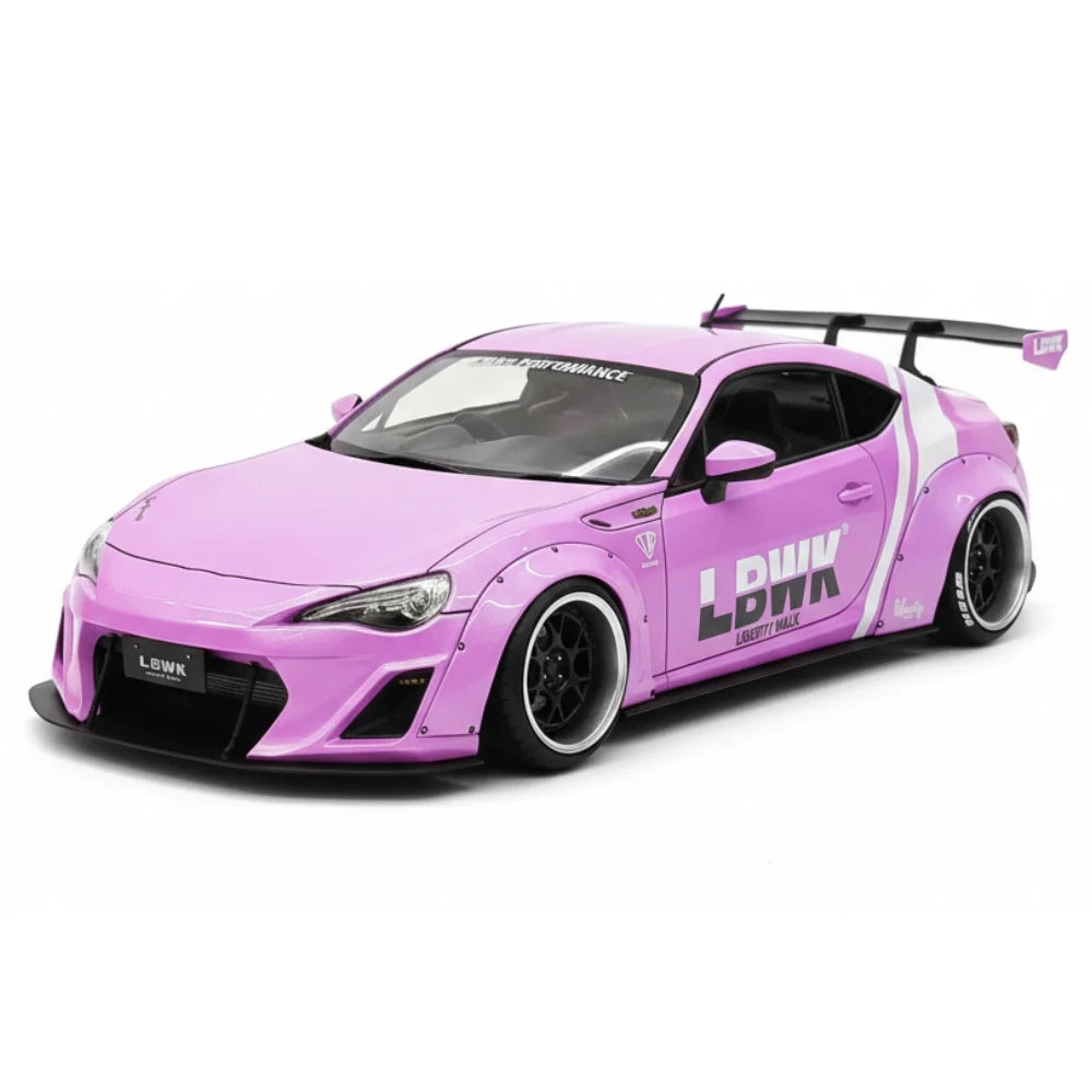 [Ignition] 1:18 Toyota 2012 86 Subaru BRZ LBWK Pink Model Car Resin