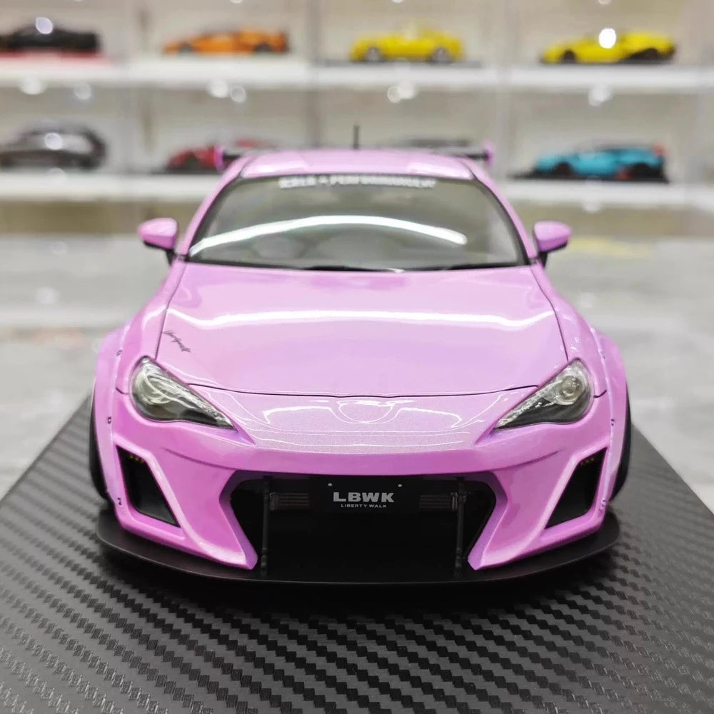 [Ignition] 1:18 Toyota 2012 86 Subaru BRZ LBWK Pink Model Car Resin