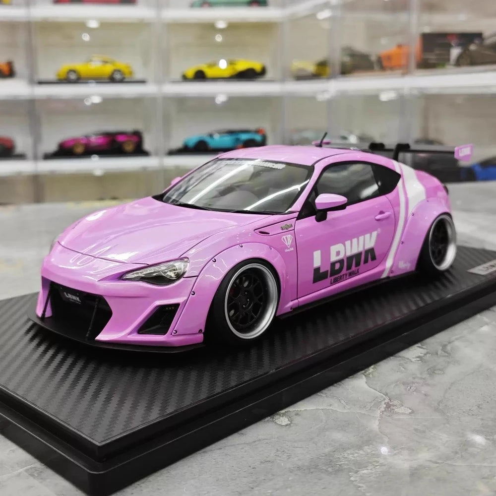 [Ignition] 1:18 Toyota 2012 86 Subaru BRZ LBWK Pink Model Car Resin