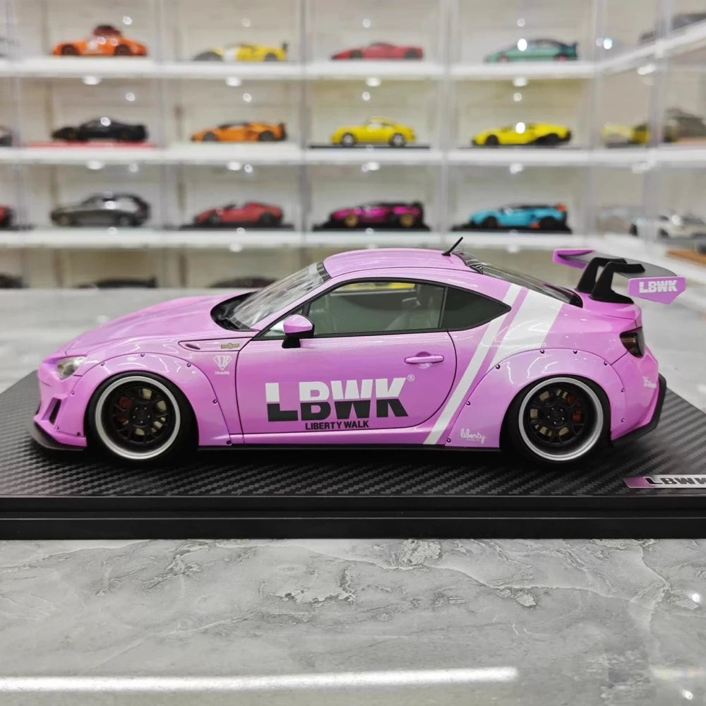 [Ignition] 1:18 Toyota 2012 86 Subaru BRZ LBWK Pink Model Car Resin